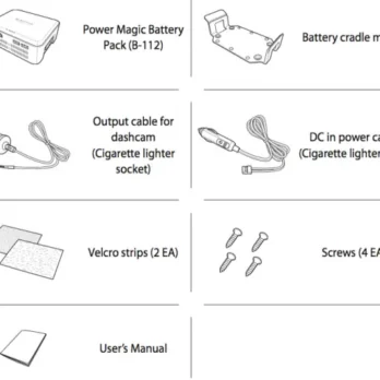 BlackVue B-112 Power Magic Batterie Externe Haute Capacité 12V 3000mAh – Image 6