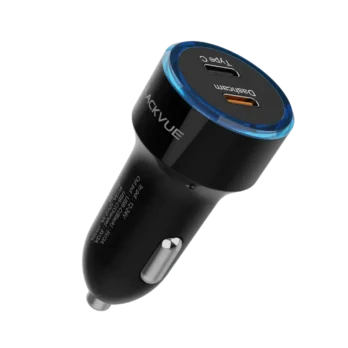 Adaptateur Alimentation Allume Cigare Blackvue USB-C x2 – Image 1